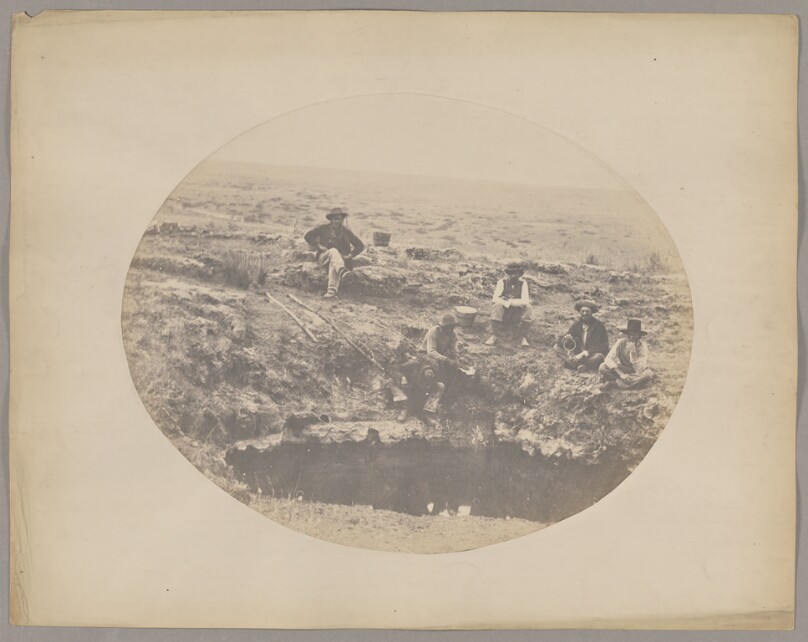 [Men at pond]