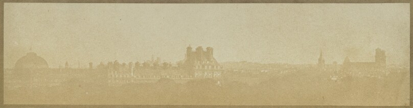 [Panoramic View of Paris with the Louvre and the Tuileries in the Foreground]