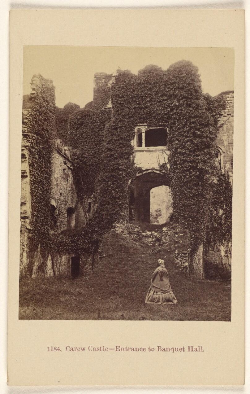 Carew Castle - Entrance to Banquet Hall.