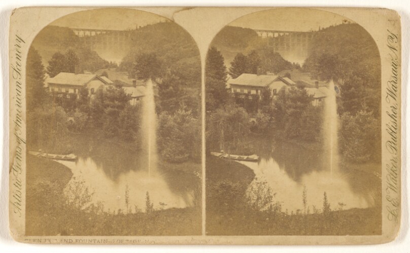 Glen Iris and Fountain - Portage, N.Y.