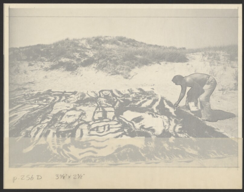 Julian Schnabel painting, Amagansett, Long Island