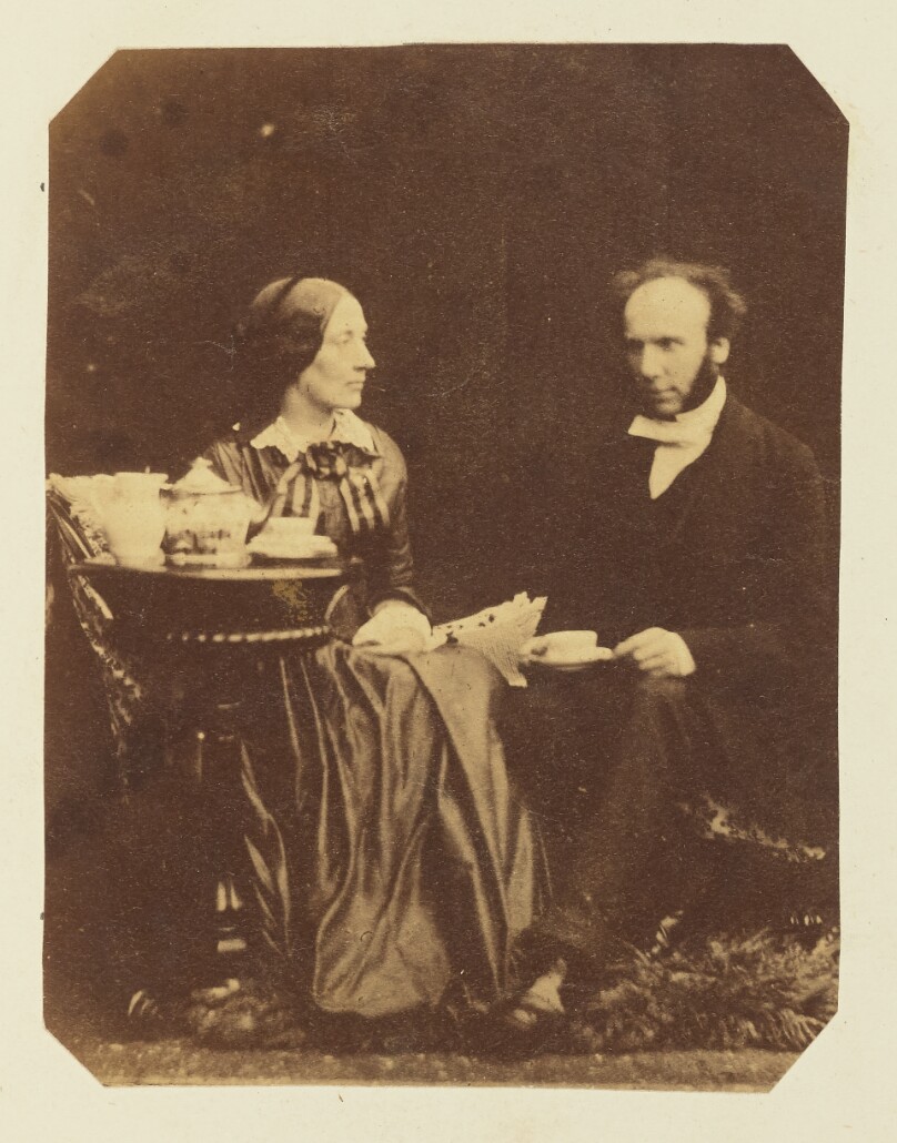 [Portrait of man and woman]