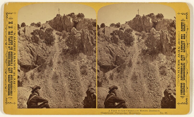 Chalchuitl (Turquoise) Mountain. [Los Cerrillos Mining District]
