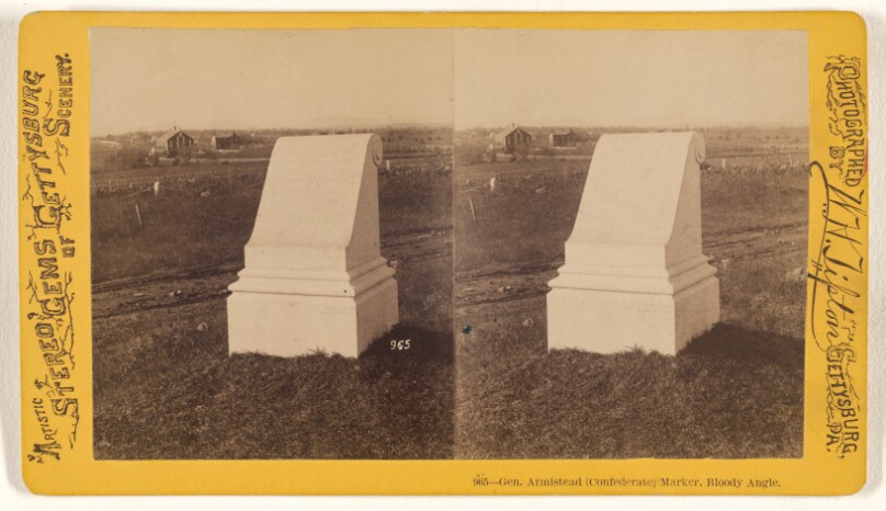 Gen. Armistead (Confederate) Marker, Bloody Angle.
