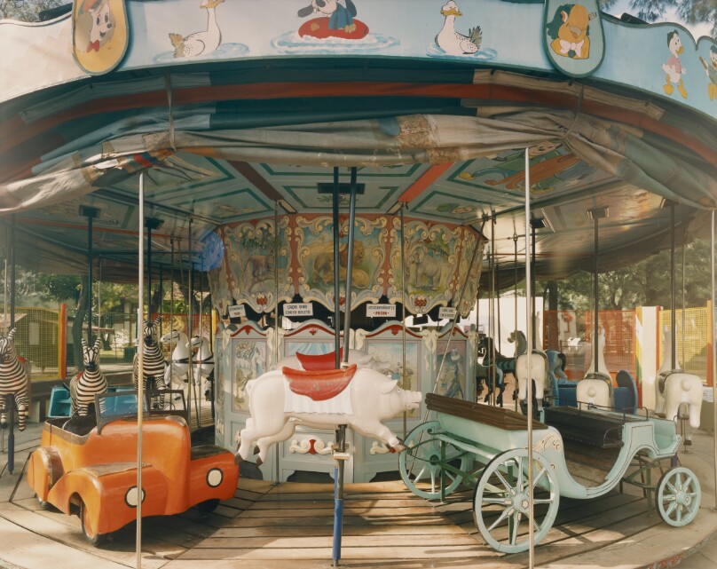 Merry-Go-Round with Pig, Zoological Gardens, Buenos Aires, Argentina