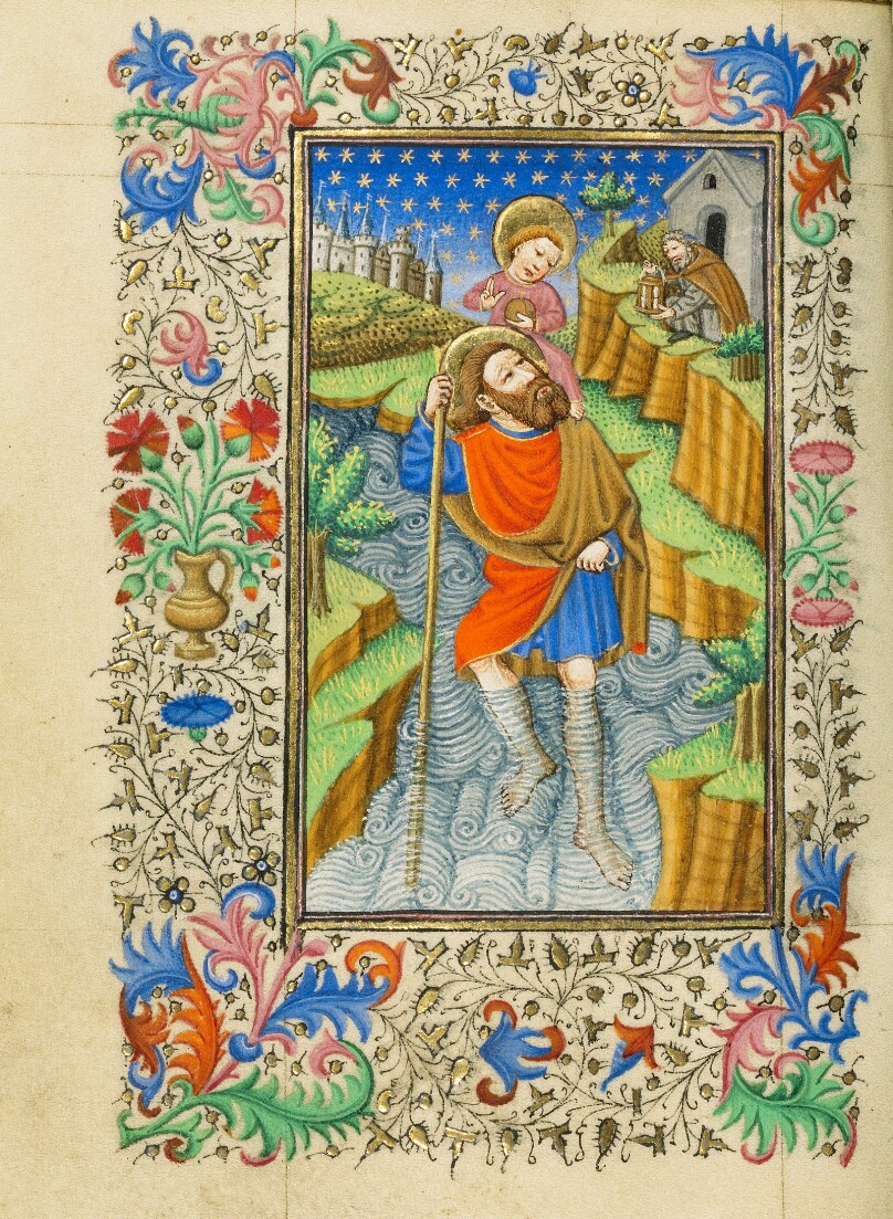 Saint Christopher Carrying the Christ Child