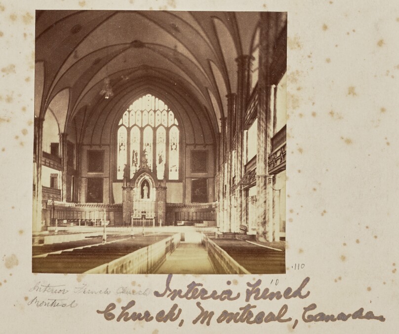 Interior French Church, Montreal