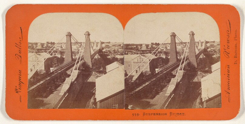 Suspension Bridge. Niagara Falls.