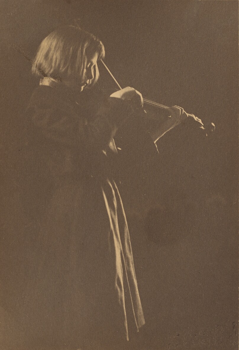 [Girl with Violin]