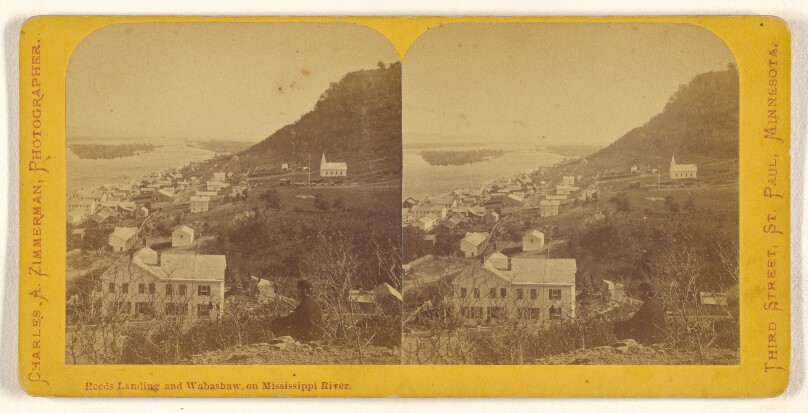Reeds Landing and Wabashaw, on Mississippi River.
