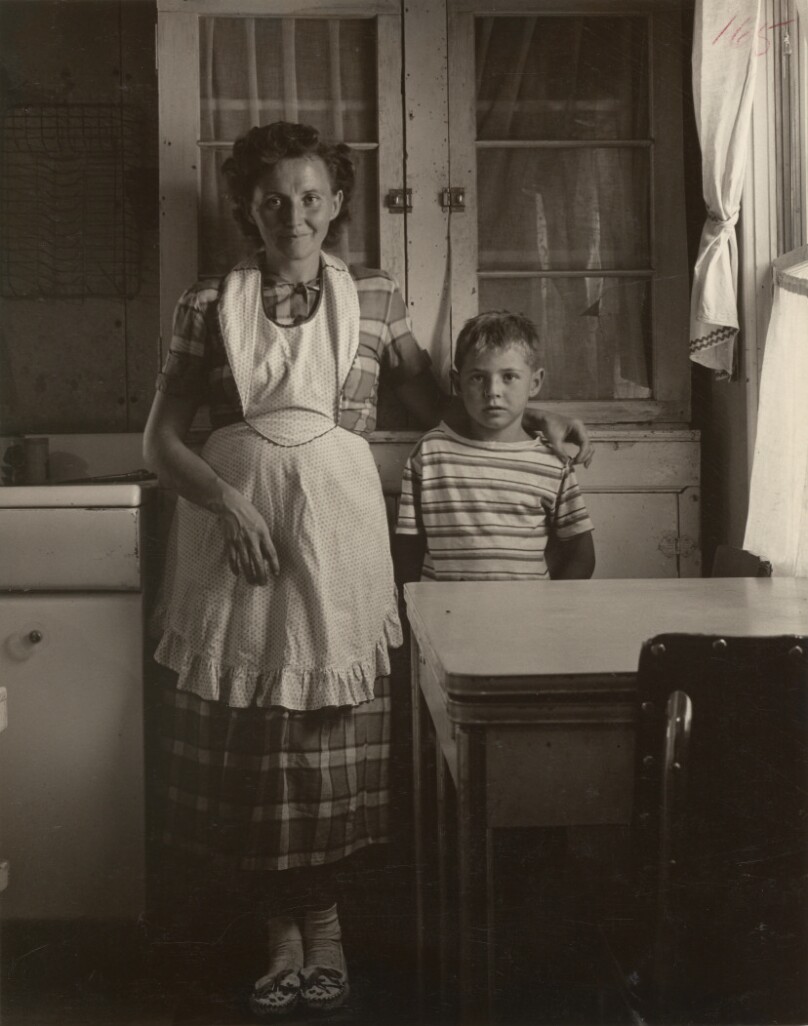 Young Mother and Son, Gunlock, Washington County, Utah