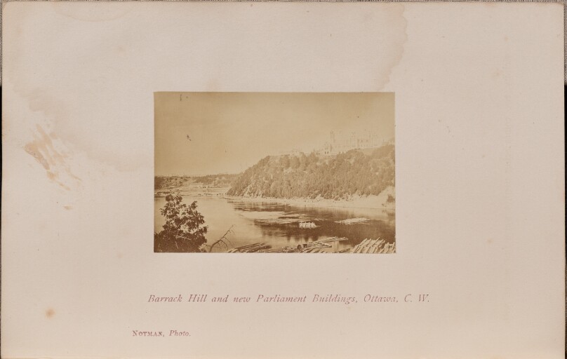 Barrack Hill and New Parliament Buildings, Ottawa, C.W