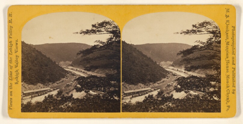 View from Prospect Rock - South. [Mauch Chunk, Penna.]
