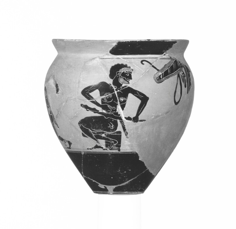 Attic Black-Figure Mastoid