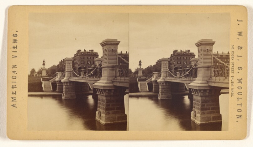 The Bridge, Public Garden (near view). [Boston, Mass.]