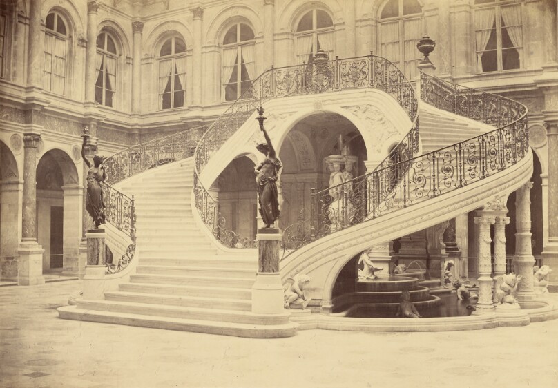 [Staircase, Interior of Hotel de Ville]