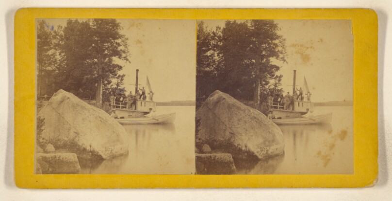 [Scene on Barn Door Island, Wolfboro, N.H.]