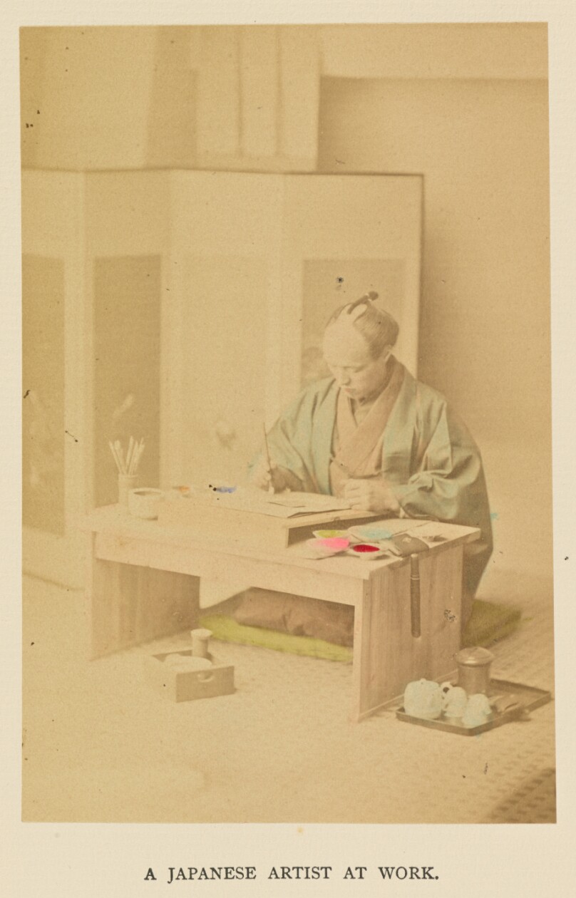 A Japanese Artist at Work