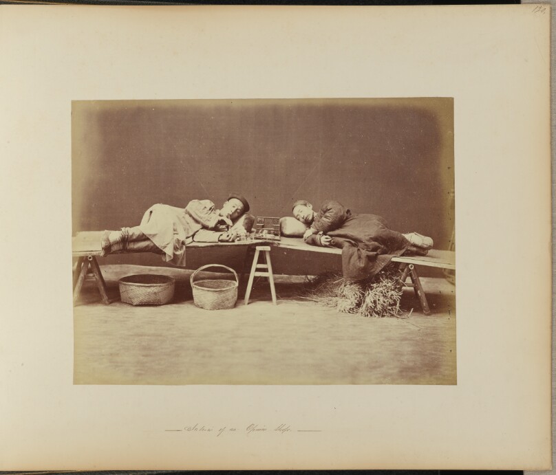 Interior of an Opium Shop