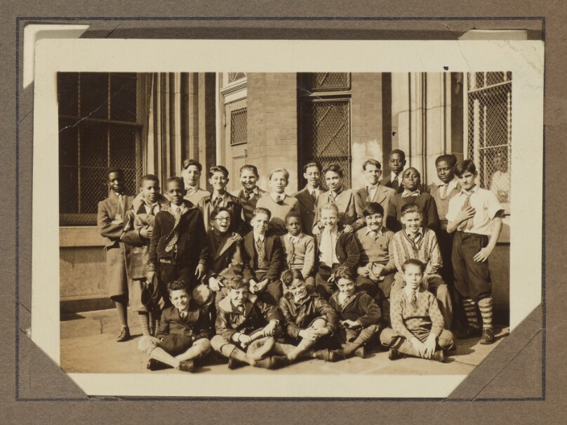 [Group portrait of students]