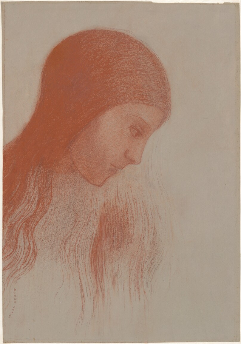 Head of a Young Girl in Profile