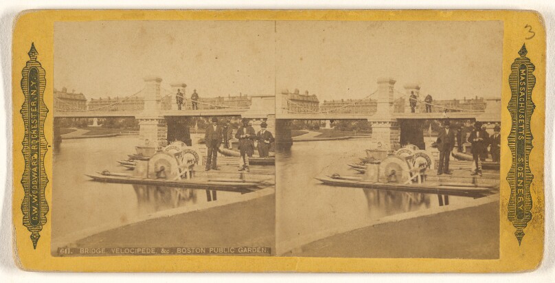 Bridge, Velocipede, &c, Boston Public Garden.