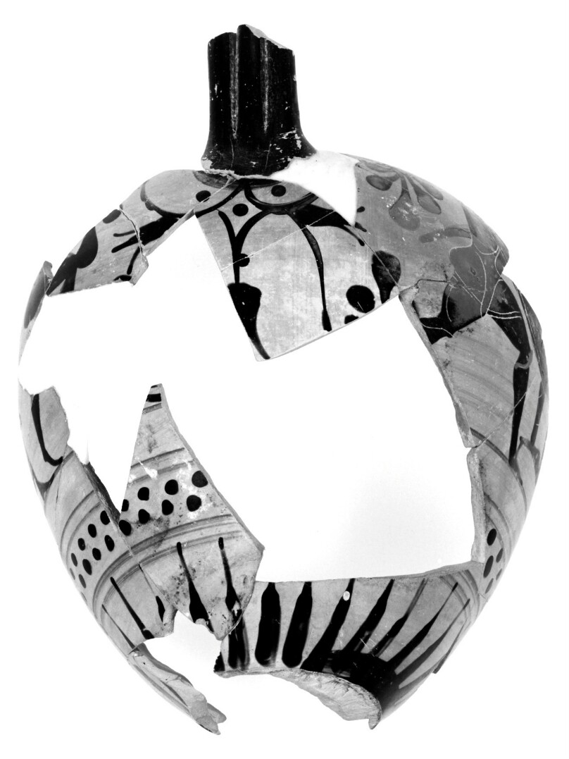Attic Black-Figure Neck Amphora Fragment (comprised of 2 Joined Fragments)