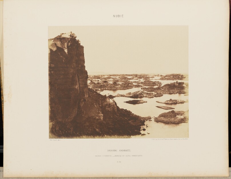 Deuxième Cataracte. Rocher d'Abouçir - Rapides et Ilots Granitiques