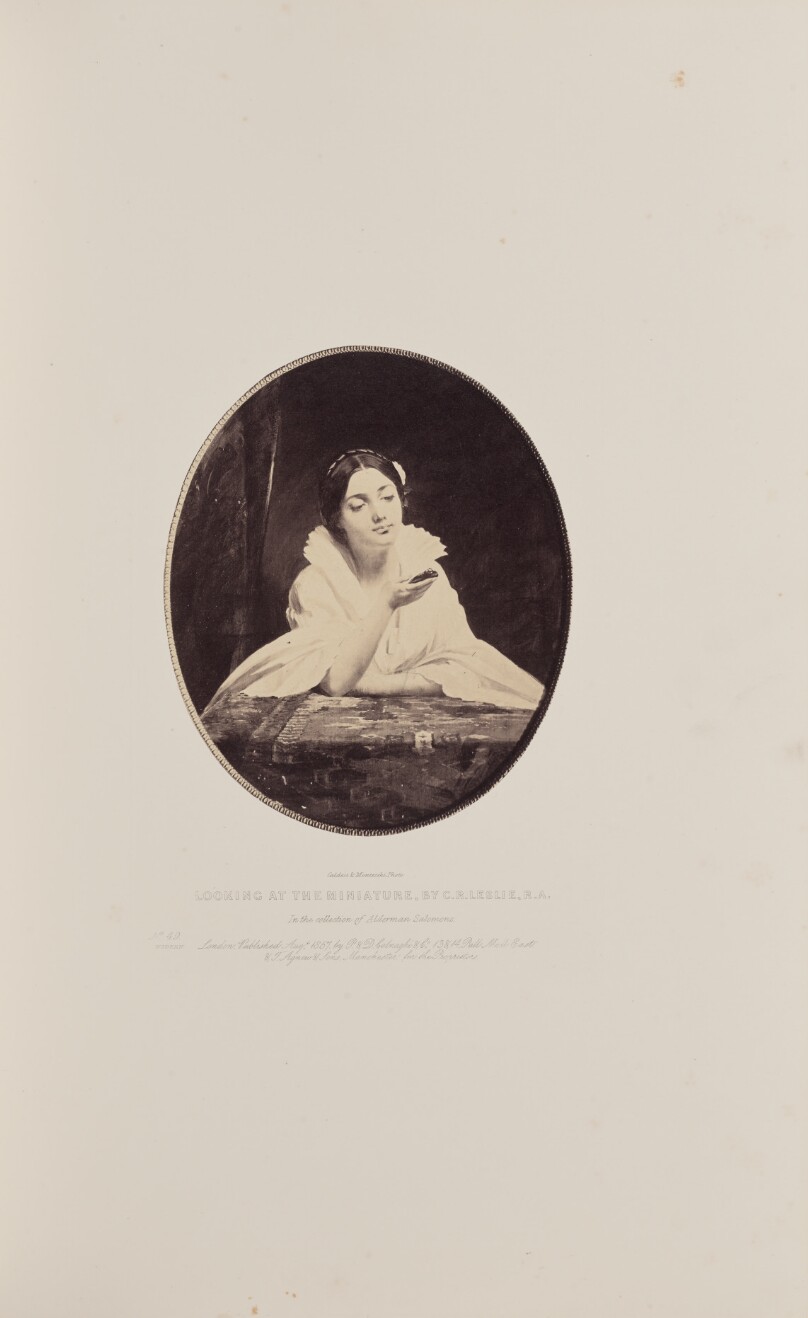 Looking at the Miniature, by C.R. Leslie, R.A.