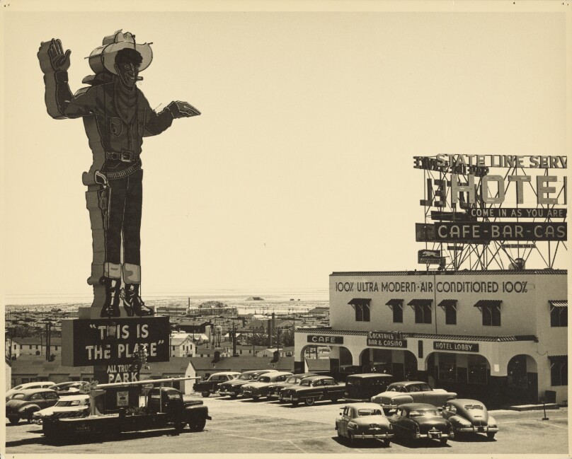 Cowboy Motel Sign, Utah - Nevada border