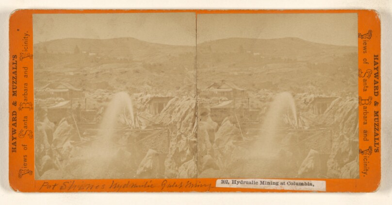 Hydrualic [sic] Mining at Columbia [California]