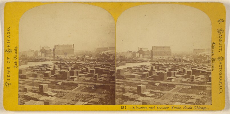Elevators and Lumber Yards, South Chicago.