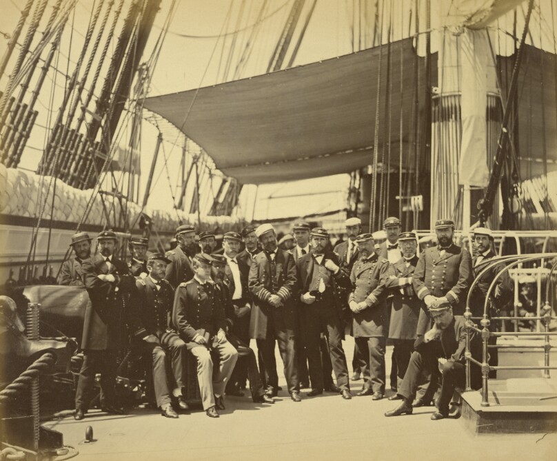 Officers of USS 'Colorado'