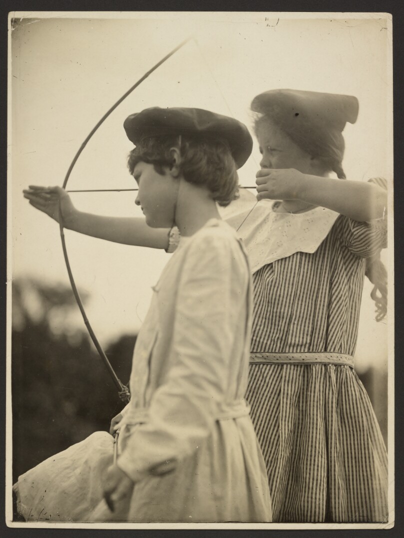 [Two child archers]