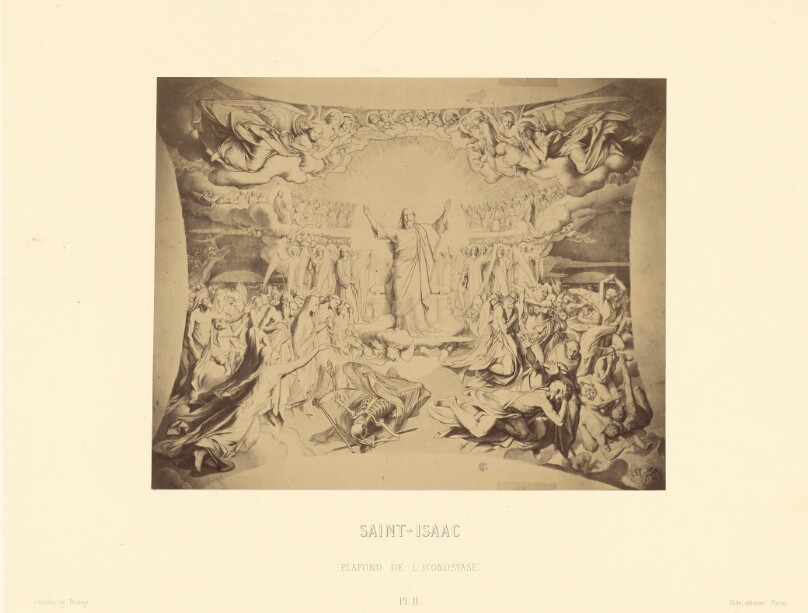 Saint Isaac, Plafond de l'Iconostase