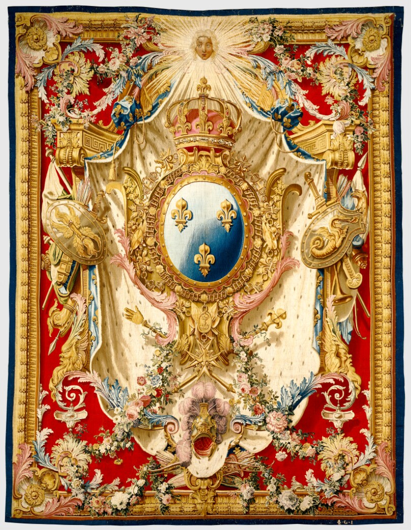 Tapestry: Portière aux Armes de France