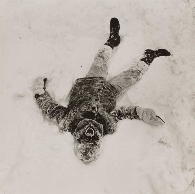 Boy in Snow, New York, New York