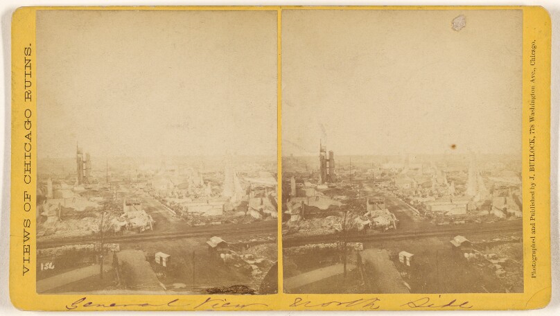 [General View, North Side, Ruins of the Chicago Fire, 1871]