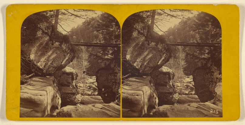 Fawn's Leap (looking down.) Cauterskill Clove. [Catskill Mountain Scenery.]