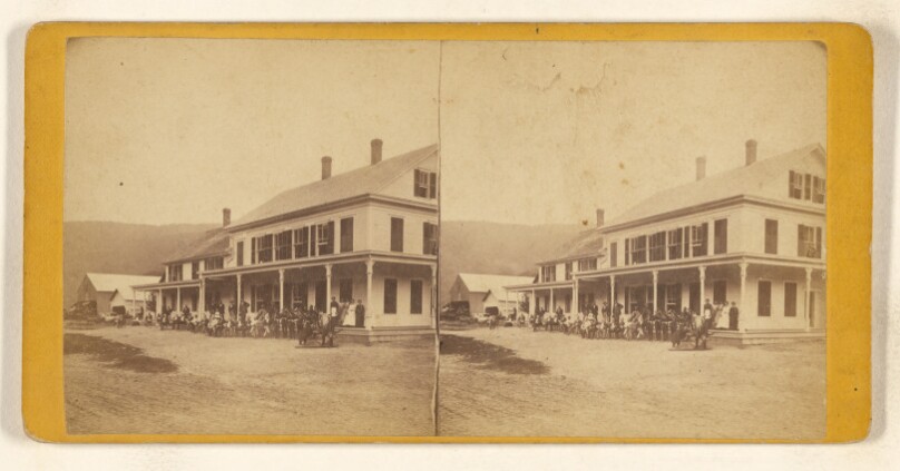 Jenks & Rice's Hotel - Fred Grant's Party. [Hoosac Tunnel Route]