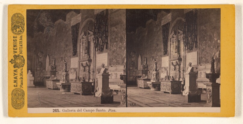 Galleria del Campo Santo. Pisa.