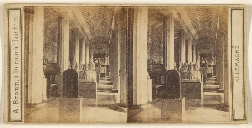 Berliner Museum. Der historische Saal.