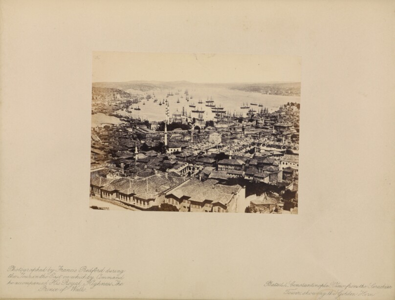 Constantinople - View from the Seraskier Tower, Showing the Golden Horn