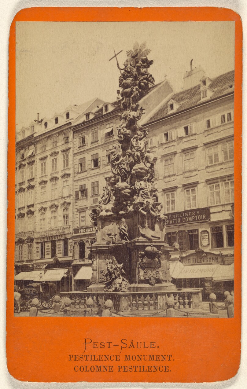 Pest-Saule./Pestilence Monument./Colonne Pestilence.