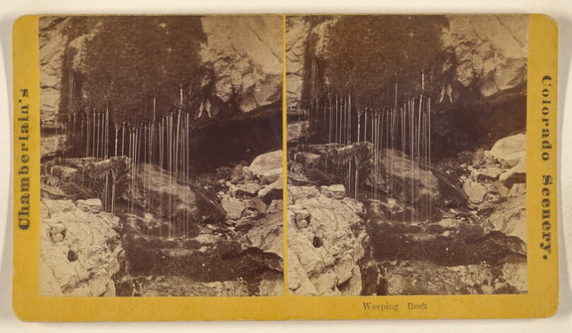 Weeping Rock [Grand Canon of Clear Creek, Colorado]