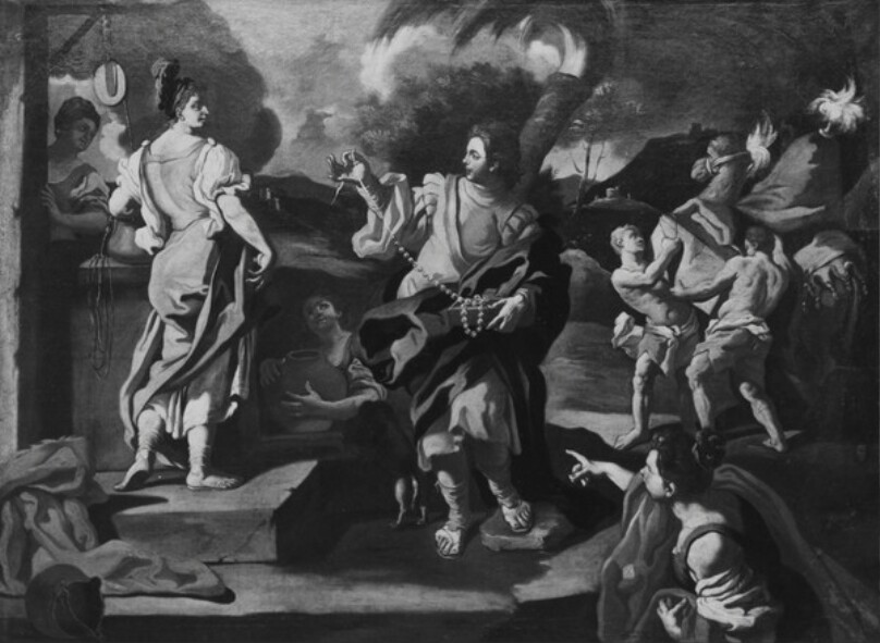 Isaac and Rebecca at the Well