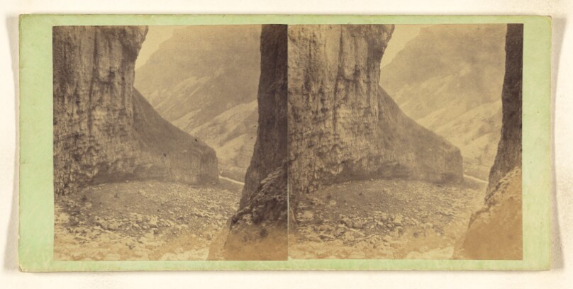 Gordale Scars, Looking from the Lower fall.