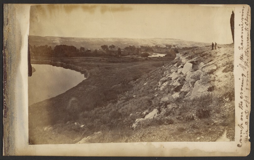 [Camp on the Crossing of the Sarami River, View Cut Off from Fetterman to Cheyenne]