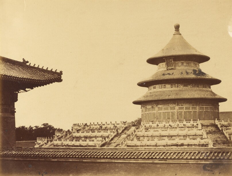 Temple of Heaven from the Place Where the Priests are Burnt in the Chinese City of Pekin. October 1860