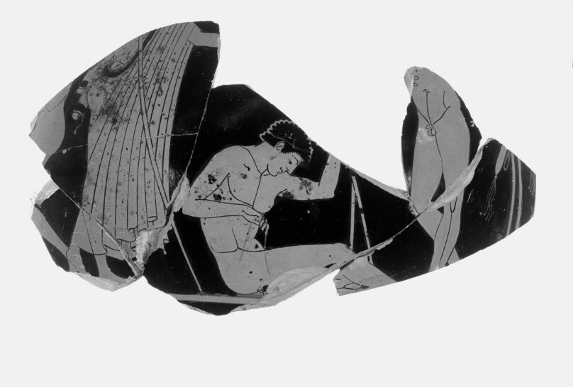 Attic Red-Figure Stamnoid Fragment